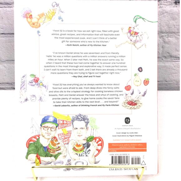 Food IQ 100 Questions, Answers and Recipes to Raise Your Cooking Smarts Holzman - Picture 2 of 12